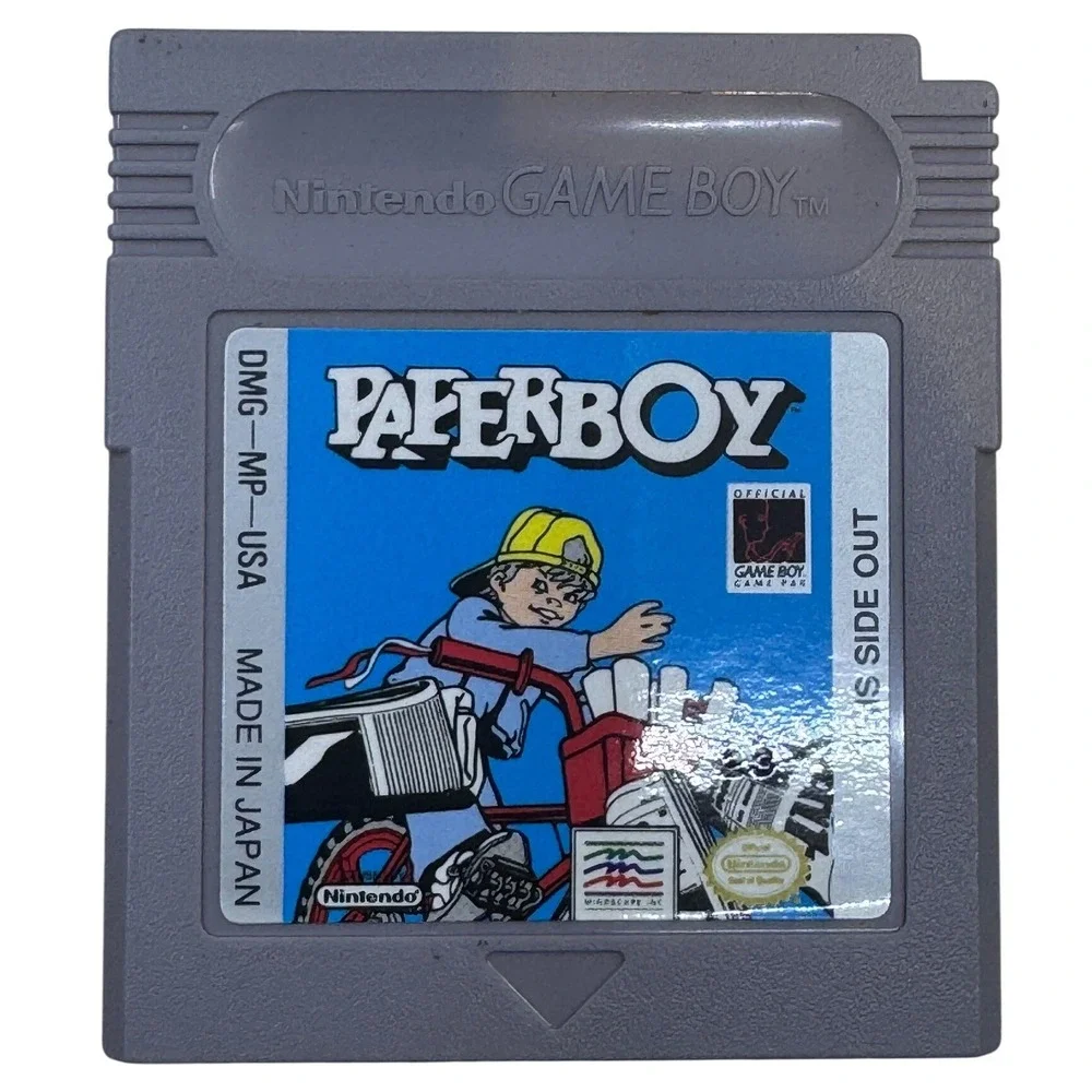 Paperboy Nintendo Game Boy DMG-MP-USA Action Arcade Game Cartridge